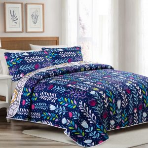 CUBRECAMA REVERSIBLE ESTAMPADO - KING 280*235cm