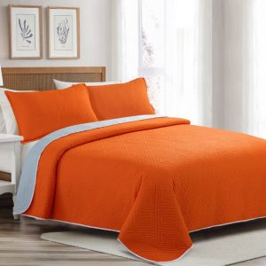 CUBRECAMA REVERSIBLE LISO - KING 280*235cm