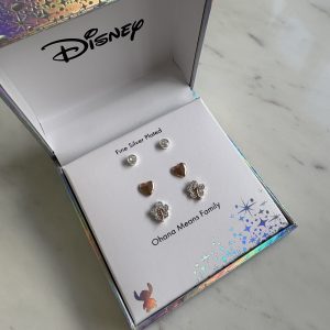 Set de Aretes Disney Ohana Means Family