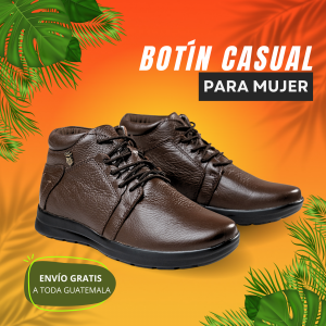 Botín Casual Para Mujer