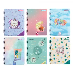 Cuaderno espiral Pasta Dura Disney o Pixar 100 Hojas con líneas