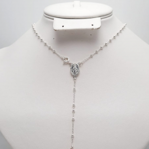 Rosario y Denario Plata 925