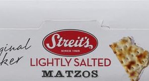 Streits - Matzo ligeramente salado, 11 onzas (paquete de 2)