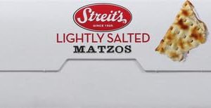 Streits - Matzo ligeramente salado, 11 onzas (paquete de 2)