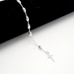 Rosario y Denario Plata 925