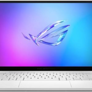 ASUS ROG Zephyrus G14 último (2026) 14" 3K OLED 120Hz Gaming Laptop Copilot+ PC AMD Ryzen AI 9 HX 370 NVIDIA RTX 5080 32GB RAM 2TB SSD Platinum Blanco