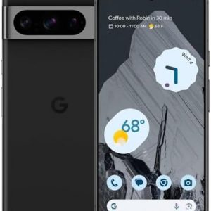 Google Pixel 8 Pro, 128GB Fully Unlocked Black (Renewed)