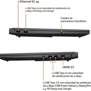 HP Victus 15.6 pulgadas FHD 144Hz Laptop para juegos Intel Core i5-13420H NVIDIA GeForce RTX 4050 6GB - 16GB DDR4 512GB SSD Mica Silver (2024)