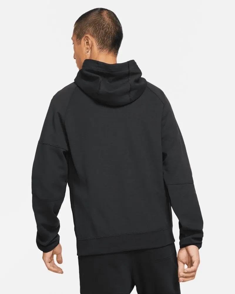 Nike Sportswear Tech Essentials DD5284 - Sudadera con capucha de forro polar con cremallera completa, para hombre (EE.UU., Alpha, M, regular, estándar, negro)