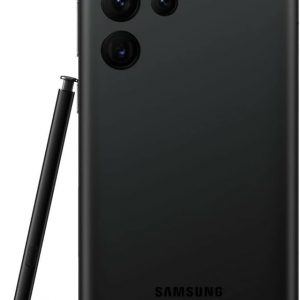 Samsung Galaxy S22 Ultra 5G, versión estadounidense, 128GB, negro - Desbloqueado (renovado)