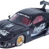 Inno Models Coche compatible con Mazda RX7 (FD3S) LB-Works Super Silhouette #20 LBWK negro 1/64 modelo fundido a presión IN64-LBWK-RX7-01