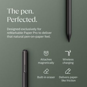 reMarkable Paquete Paper Pro - Incluye tableta de escritura a color de tinta electrónica de 11.8 pulgadas, marcador Plus con borrador integrado, teclado tipo folio de tejido de mosaico