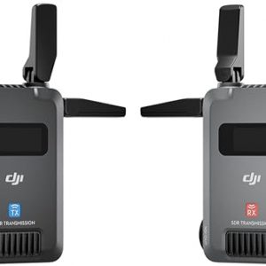 Combo de Transmisión SDR DJI, Transmisión de Video Inalámbrica SDR 1080p/60fps a 3 km/10,000 pies, Transmisor y Receptor, Estable y Antiinterferencia, Sistema de Video Inalámbrico, Fuerte Penetración