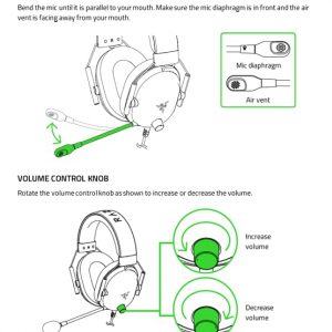 Razer BlackShark V2 X Gaming Headset: 7.1 Surround Sound - 50mm Drivers - Memory Foam Cushion - For PC, PS4, PS5, Switch - 3.5mm Audio Jack - Black