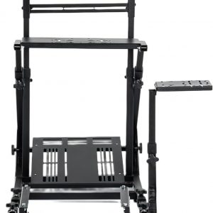 Racing Simulator Cockpit with Adjustable Seat Universal Driving Sim Rig Compatible with Fanatec Logitech Thrustmaster for PS5 PS4 Xbox PC Gaming