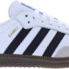 adidas Samba OG - Zapatos para mujer talla 7, color: crema claro/plata/goma-blanco