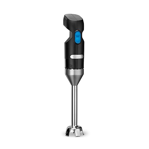 Waring Commercial Quik Stix Batidora de Inmersión de Mano de Servicio Ligero, Eje Fijo Sellado de 7", Cuchilla de Acero, 2 Velocidades, Grado Profesional para Servicio de Alimentos de Restaurante, 3