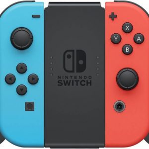 Nintendo Switch with Neon Blue and Neon Red Joy‑Con