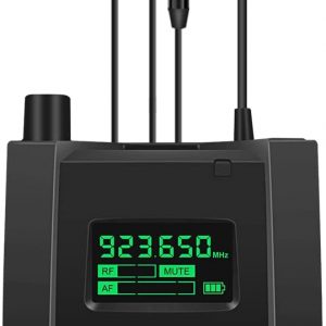 Phenyx Pro PTM-10 Stereo Wireless in Ear Monitor System Bodypack Receiver, Performance with 89 Adjustable Frequencies