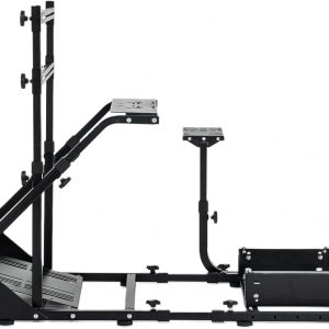 Racing Simulator Cockpit with Adjustable Seat Universal Driving Sim Rig Compatible with Fanatec Logitech Thrustmaster for PS5 PS4 Xbox PC Gaming