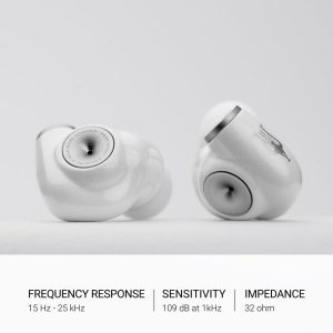 MEZE AUDIO ALBA | Wired Earbuds in-Ear Monitor Headphones for Audiophiles | USB-C Adapter Included | Smartphone Compatible | Noise Isolating | Ergonomic Metal Chassis