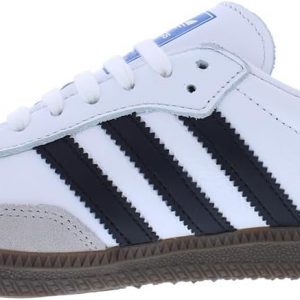 adidas Samba OG - Zapatos para mujer talla 7, color: crema claro/plata/goma-blanco