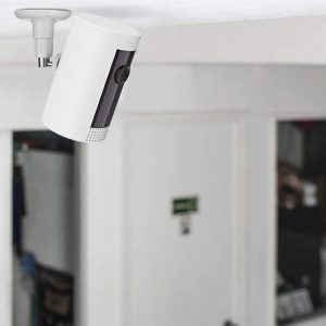 2Pack Camera Wall Mount Compatible with R-ing Stick Up Cam Battery/Outdoor Cam Plus/Pro/Plug-in/Indoor Cam (1st Gen), 360 Degree Adjustable Mounting Bracket for Outdoor Indoor Camera