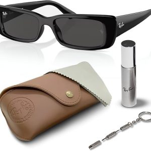 Ray-Ban RB4425 TERU BIO-BASED Rectangle Shaped Sunglasses for Men & Women with Official RAYBAN Eyewear Kit