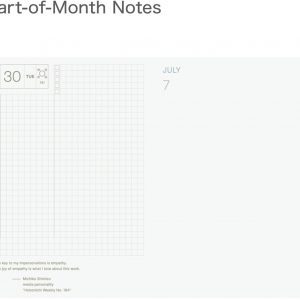 Hobonichi Techo 2026 - Libro original A6, inglés, diario, inicio de enero, inicio de lunes, planificador