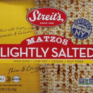 Streits - Matzo ligeramente salado, 11 onzas (paquete de 2)