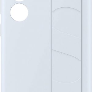 SAMSUNG Galaxy S24 Ultra Standing Grip Phone Case, Protective Silicone Cover with Hand Strap, Kickstand, Durable Design, Soft Touch, US Version, EF-GS928CLEGUS, Light Blue