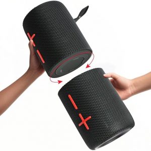 CYBORIS Altavoz Bluetooth dual 2 en 1 portátil dividible de 40 W, altavoz inalámbrico dividido impermeable V5.3 con graves profundos sonido estéreo fuerte, tiempo de reproducción de 24 horas