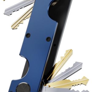 Key Organizer Key Holder Compact Key Case Minimalist Metal Key Chain Key Holder for Keychain Secures 8-10 Keys EDC