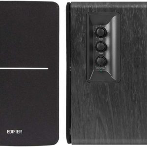 Edifier R1280DBs Active Bluetooth Bookshelf Speakers - Optical Input - 2.0 Wireless Studio Monitor Speaker - 42W RMS with Subwoofer Line Out - Black
