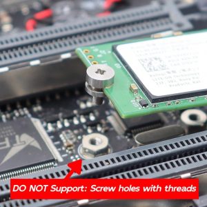 MAIWO Screws Kit for M.2 SSD Mounting on External Enclosure, Silicone Plug Rubber Fastener for Fixing M.2 NVMe SATA mSATA AHCI 12+16pin MacBook SSD into Reader Adapter Case (10PCS)