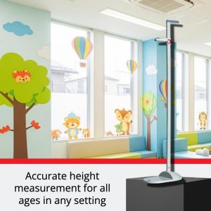 seca 213 Estadiómetro portátil – Varilla de medición de altura móvil para adultos, niños y bebés – Grado médico, fácil montaje, rango de 7.9 – 80.7 in – ideal para clínicas, uso en campo, cuidado