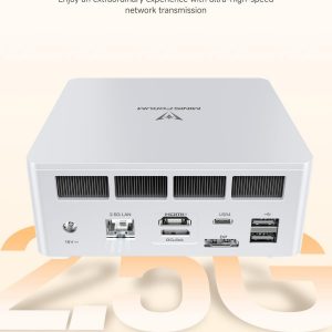 MINISFORUM Mini PC UM880 Plus AMD Ryzen 7 8845HS(8C/16T, up to 5.1GHz), 32GB DDR5 1TB PCIe4.0 SSD, Micro Computer Radeon 780M Graphics,HDMI+DP+USB4 Triple Display, OCuLink Port, 2.5G LAN, 5xUSB Ports