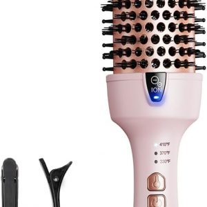 Wavytalk Cepillo térmico, Blowout Express - Cepillo de soplado de 1.7 pulgadas, tecnología de iones negativos para crear golpes suaves y relajantes, da cuerpo y brillo al cabello, color rosa milenario
