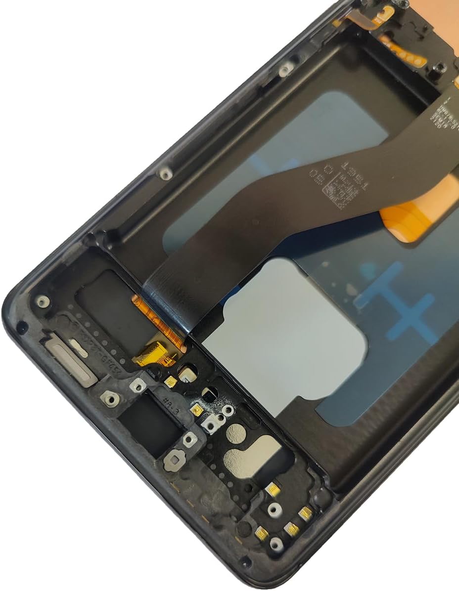 AMOLED for Samsung Galaxy S21 Ultra 5G Screen Replacement for Samsung S21 Ultra SM-G998U G998A G998W LCD Touch Display Digitizer with Repair Kits (Black with Frame)