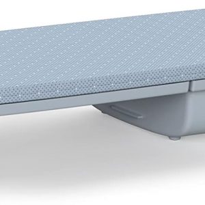 Joseph Joseph Tabla de planchar plegable de bolsillo con soporte para plancha y montaje en pared, compacta para ahorro de espacio, Gris/Amarillo