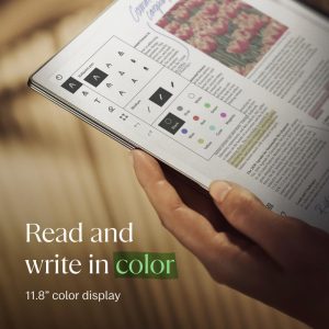 reMarkable Paquete Paper Pro - Incluye tableta de escritura a color de tinta electrónica de 11.8 pulgadas, marcador Plus con borrador integrado, teclado tipo folio de tejido de mosaico