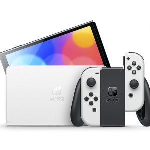 Nintendo Switch – OLED Model w/White Joy-Con