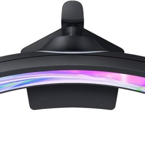 Samsung 49” Monitor de Computadora Ultraancho Curvo Dual QHD para Negocios, USB-C, DisplayPort, HDMI, 120Hz, VESA DisplayHDR 400, Altavoces Integrados, Soporte de Altura Ajustable, Cuidado de Ojos