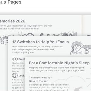 Hobonichi Techo 2026 - Libro original A6, inglés, diario, inicio de enero, inicio de lunes, planificador