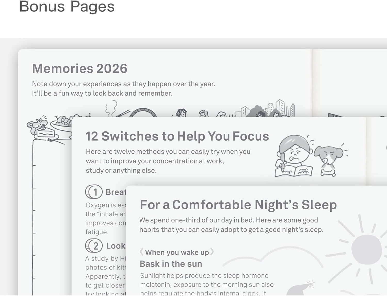 Hobonichi Techo 2026 - Libro original A6, inglés, diario, inicio de enero, inicio de lunes, planificador