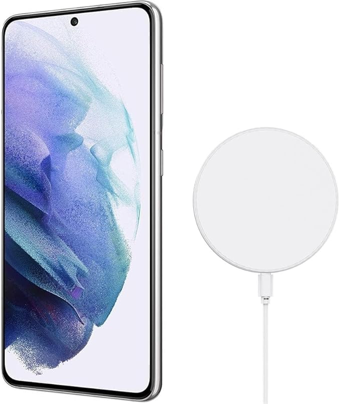 SAMSUNG Galaxy S21+ Plus 5G (128GB, 8GB) 6.7" AMOLED 2X, Snapdragon 888, Global 5G Volte (GSM + CDMA) Factory Unlocked (AT&T, Verizon, T-Mobile, Metro) G996U (Wireless Charger Bundle, Phantom Violet)