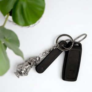 2Pcs Thurible Keychain 4.53 Inches Incense Burner Key Chain Censer Catholic Ring Accessory, Silver Tone Christian Faith Religious Gift Keyfob Pendant for Car, Bag, Keyring, Church Decoration Souvenirs