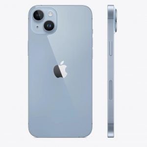 Apple iPhone 14 Plus, 256GB, Blue - Unlocked (Renewed)