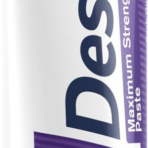 Desitin Crema para erupciones de pañales de bebé de máxima resistencia, 40% óxido de zinc para tratamiento, alivio y prevención, hipoalergénica, pasta sin ftalatos ni parabenos, protege la piel