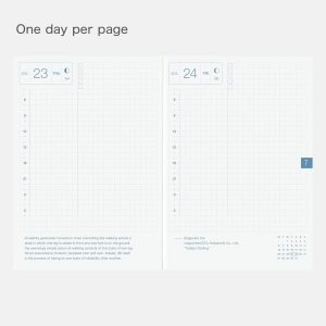 Hobonichi Techo 2026 - Libro original A6, inglés, diario, inicio de enero, inicio de lunes, planificador